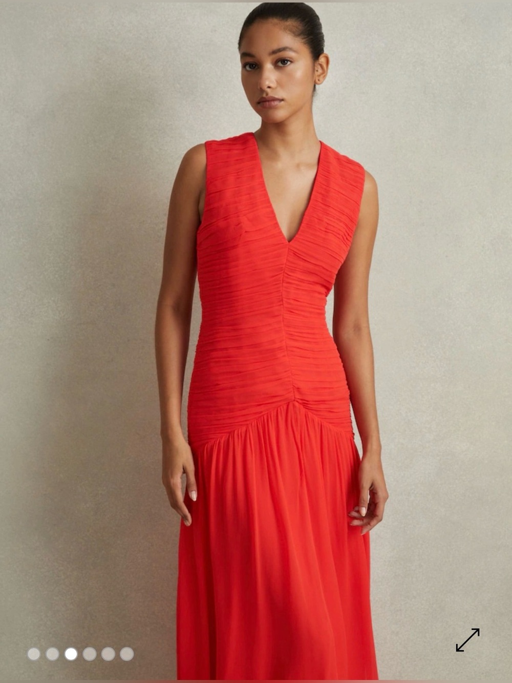 Reiss Saffy midi gown